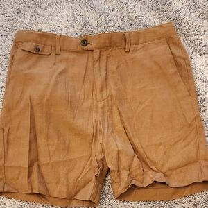 Banana Republic Women's Tan Flat Front Shorts